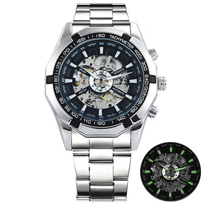 Winner Watch Men Skeleton Automatic Mechanical Watch Gold Skeleton Vintage Man Watch Mens FORSINING Watch Top Brand Luxury eprolo