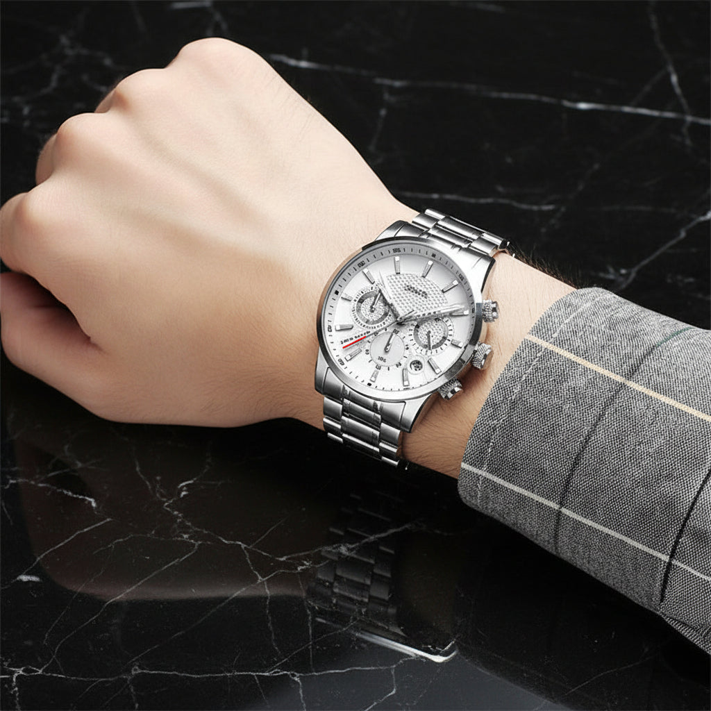 Men's Sport Quartz Watch – Modern Performance Timepiece