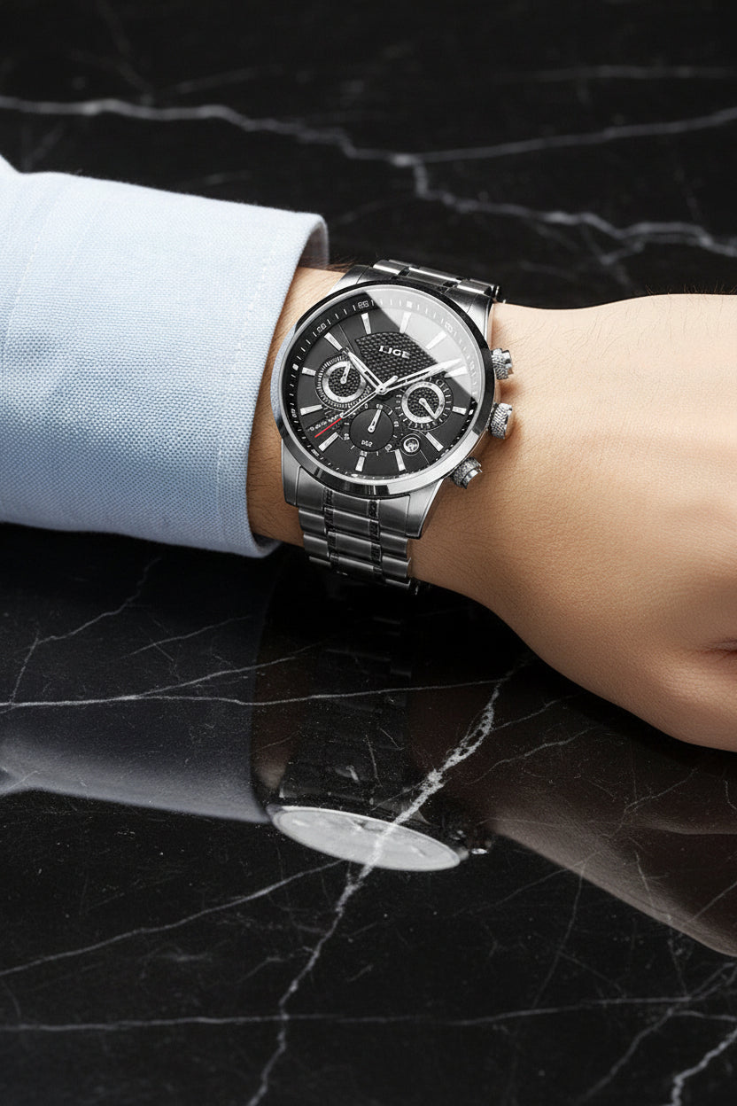 Men's Sport Quartz Watch – Modern Performance Timepiece