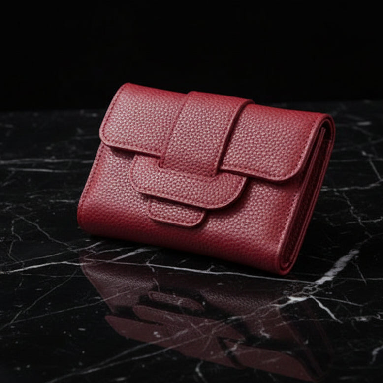 Fashionable Ladies Wallet with Lychee Pattern Design