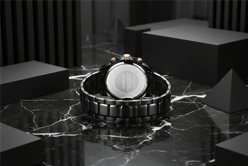 CRRJU Men Watch 30m Waterproof Mens Watches Top Brand Luxury Steel Watch Chronograph Male Clock Saat relojes hombre eprolo