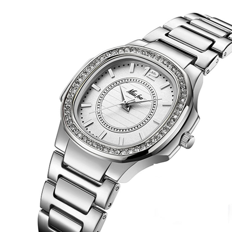 Missfox 2549 Women Watches Women Fashion Watch Geneva Designer Ladies Watch Luxury Brand Diamond Quartz Gold Wrist Watch Gifts For Women eprolo