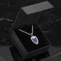 Lapis Lazuli Shield Pendant Necklace