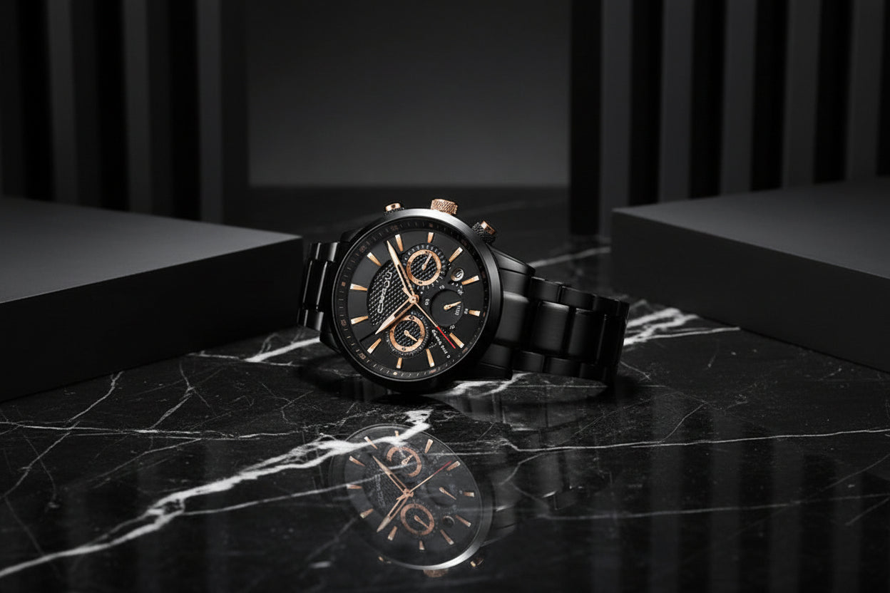 CRRJU Men Watch 30m Waterproof Mens Watches Top Brand Luxury Steel Watch Chronograph Male Clock Saat relojes hombre eprolo