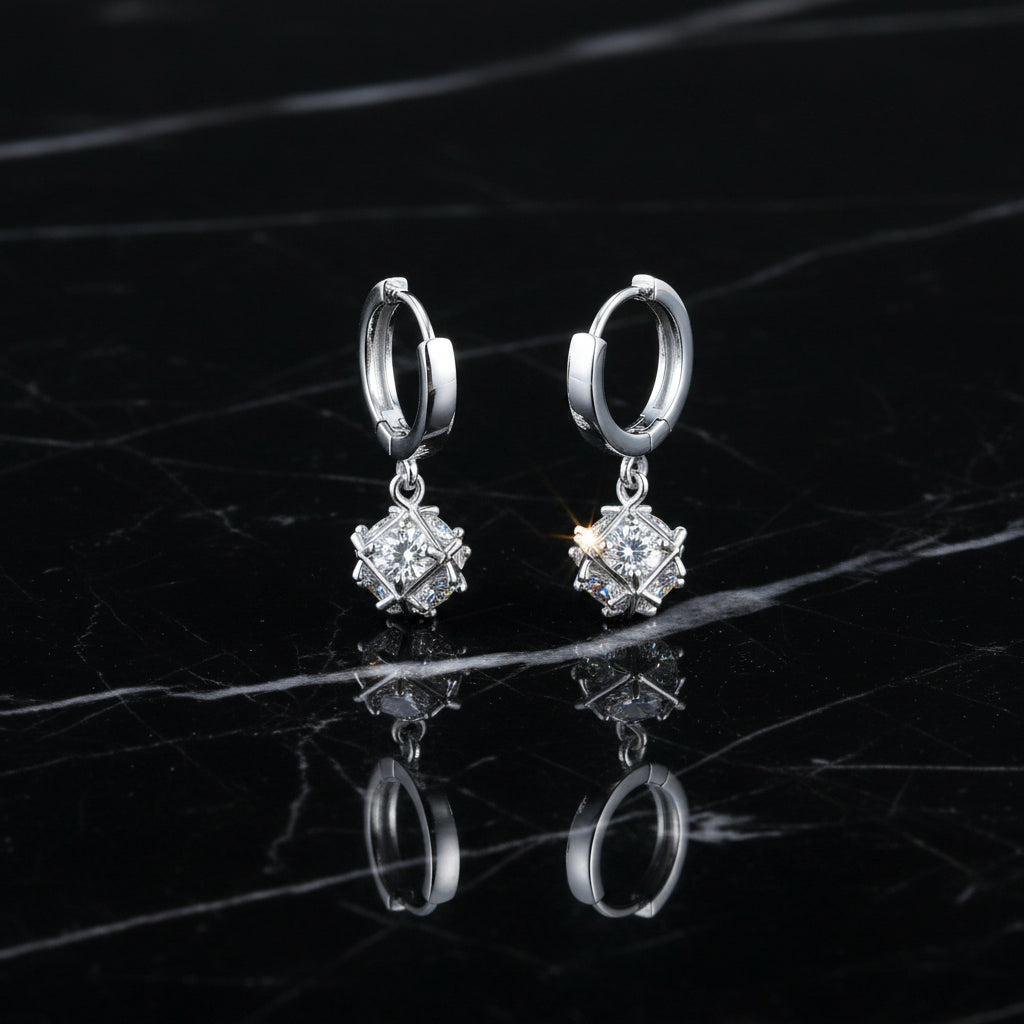 Cubic Zirconia Dangle Earrings