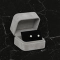 Moissanite Solitaire Diamond Earrings LaBante London