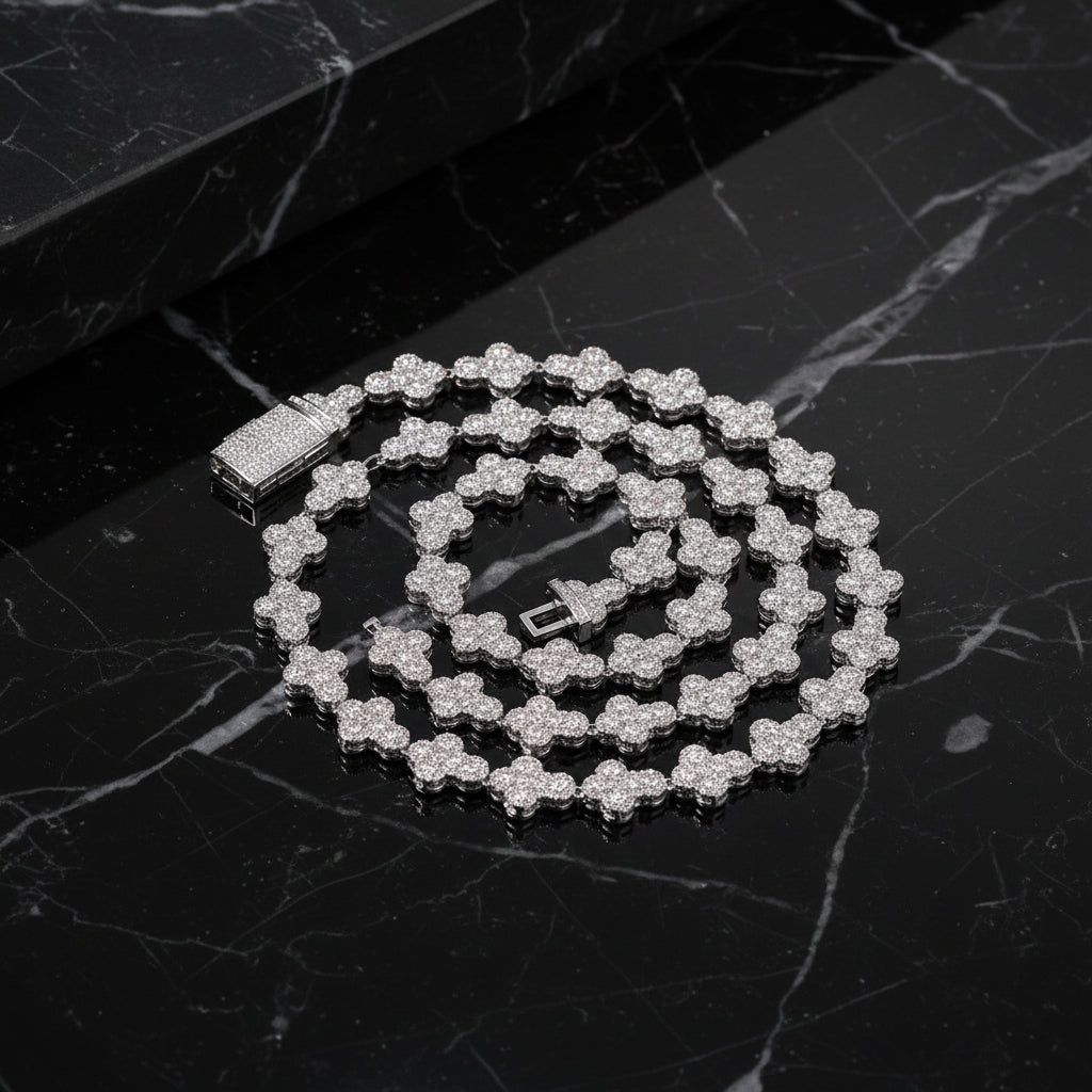diamond necklace cross moissanite chain