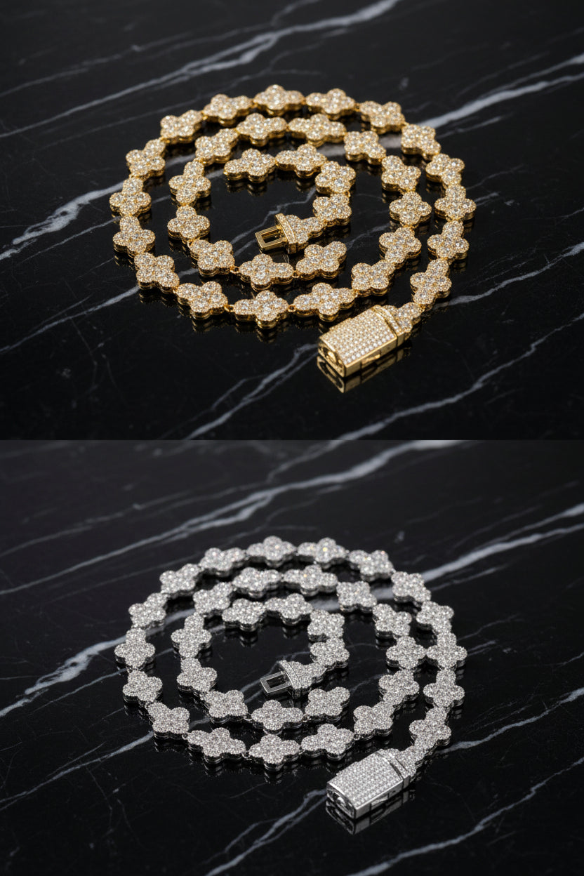 diamond necklace cross moissanite chain