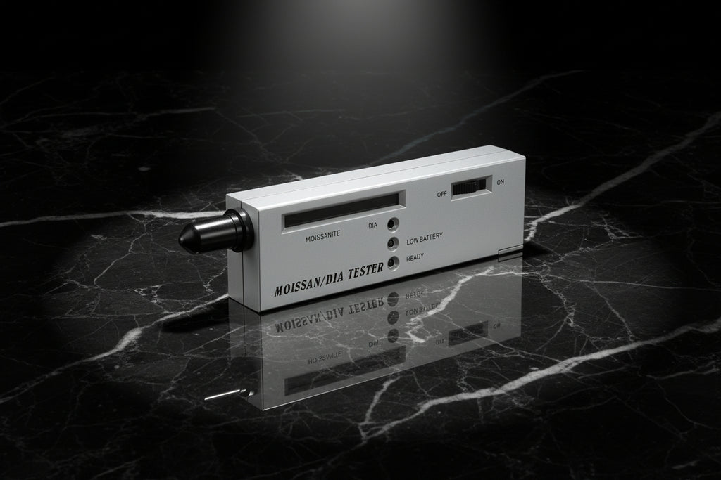 NNEIDS Silver Portable Moissanite / Diamond Tester - 9V Battery