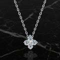 VVS1 D Flower Moissanite Pendant Necklace for Women SORI STYLE