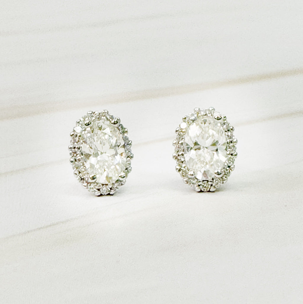 Absolute Sparkle Moissanite Stud Earrings