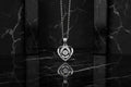 With you in my Heart - A fashionable and trendy jewelry necklace pendant set with 0.5-carat Moissanite S925 sterling silver