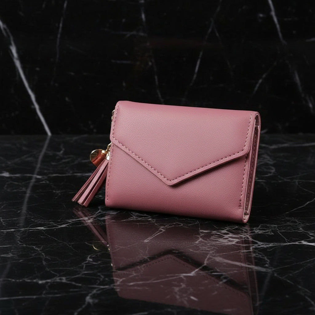 Ethnic Design Leather Small Wallet For Women Luxury Famous Short Coin Zipper Purse, Credit Card Holder Mini Wallets/Purses Female