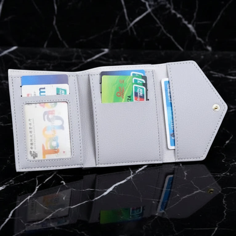 Ethnic Design Leather Small Wallet For Women Luxury Famous Short Coin Zipper Purse, Credit Card Holder Mini Wallets/Purses Female