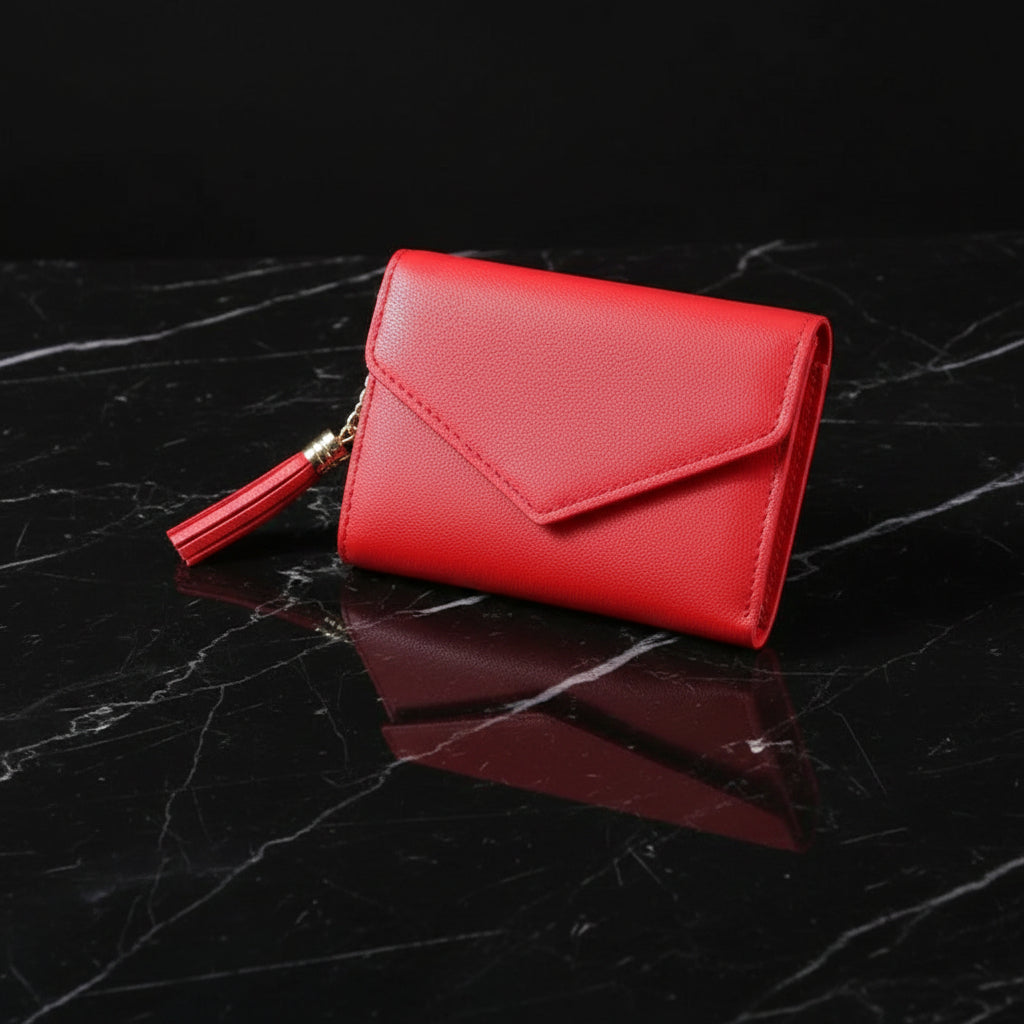 Ethnic Design Leather Small Wallet For Women Luxury Famous Short Coin Zipper Purse, Credit Card Holder Mini Wallets/Purses Female